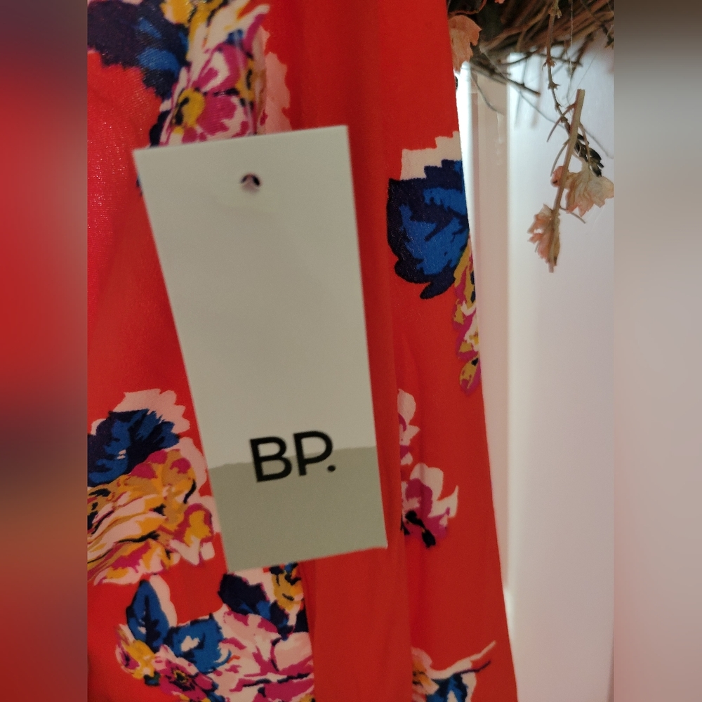 NWT BP Red Floral Dress - Picture 5 of 5